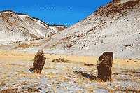 846 км Чуйского тракта. Курганы.