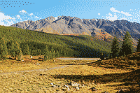 Долина реки Актру. 