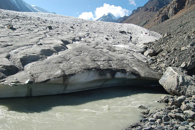 Ледник Большой Актру.
