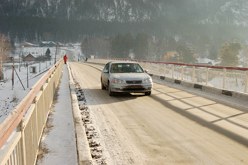 Мост через Катунь в Усть-Семе. 
