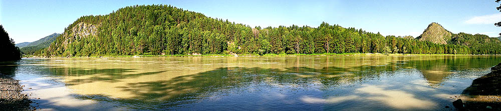 Река Катунь на т/б Катунь.