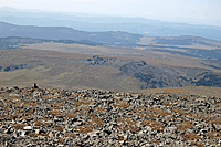 Спуск с горы Сарлык 2507 м.