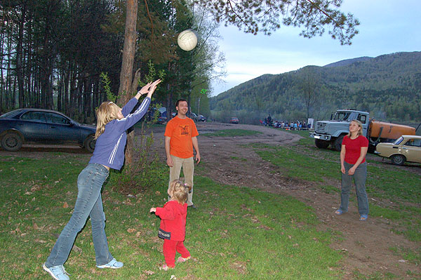 На озере Манжерок. 