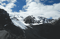 Горы, морены, ледники.
