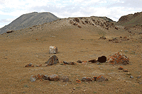 Курганы.